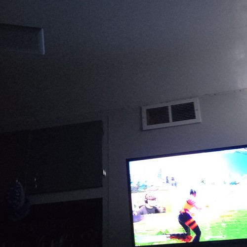 Flat screen black wall - screen, tv