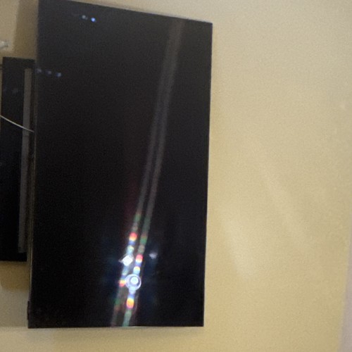 Flat screen black mounted - black, tv