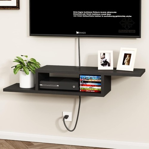Black floating wall mount - floating,